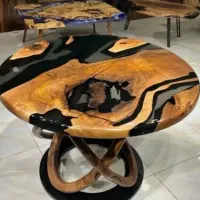 انواع میز روستیک ، رزینی (آپادانا)|مبلمان خانگی و میز عسلی|چناران, |دیوار