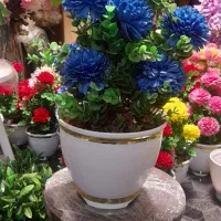 گل داوودی و مخمل|گل مصنوعی|قم, نیروگاه|دیوار