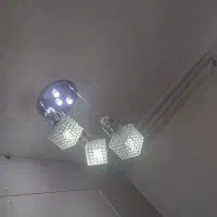 لوستر ۳شاخه کریستال