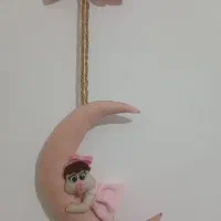 آویز دخترانه نی نی روی ماه