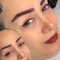 کاور و روشن سازی ابروهای تتودار تیره و بد رنگ