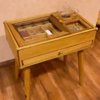 کنسول پذیرایی چوبی گلدکیش ( میز تی بگ )