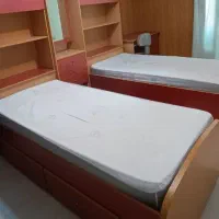 سرویس خواب تک نفره MDF (کارکرده بسیار بسیار تمیز)