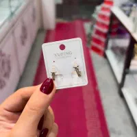 گوشواره ژوپینگ نقره ای اصلی|بدلیجات|نیشابور, دارایی|دیوار