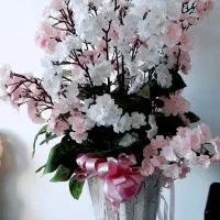 گلدان مصنوعی شکوفه خارجی