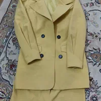 کت شلوار لیمویی نو سایز 38 تا 42