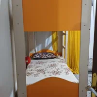 تخت چوبی دو طبقه|تخت و سرویس خواب|اراک, |دیوار