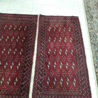 قالیچه فرش دستی قدیمی دوعدد پادری
