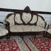 مبل هفت نفره چوب گردو
