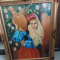 تابلو زن روستایی