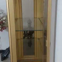 بوفه تمیز و مرتب چوب تمام راش گرجستان|بوفه، ویترین، کنسول|تهران, مینای شمالی (مخبر)|دیوار