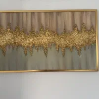 تابلو رنگ روغن با تکسچر