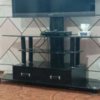 میز تلویزیون شیشه ایی