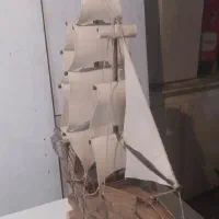 کشتی بادبانی دست ساز چوبی|مجسمه، تندیس، ماکت|تبریز, |دیوار