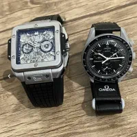 دوتا ساعت هوبلوت و‌ امگا