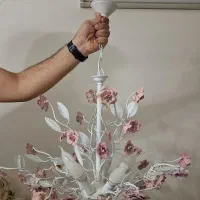 ست ساعت و دو عدد لوستر نو نو|لوستر و چراغ آویز|کرج, باغستان|دیوار