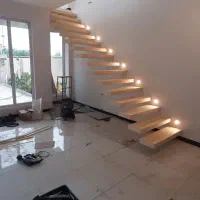 ساخت و اجرای راه پله چوبی|خدمات پیشه و مهارت|قائم‌شهر, |دیوار