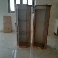 دو عدد ویترین ام دی اف سالم با تخفیف|بوفه، ویترین، کنسول|گرمسار, |دیوار