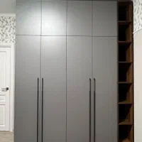 کمد دیواری مدرن طوسی