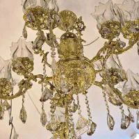 لوستر برنز اصل ۱۰ لامپ