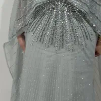 پیراهن مجلسی سنگ دوزی مزون دوز