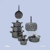 سرویس قابلمه ۱۵ پارچه یونیک مدل دیاموند