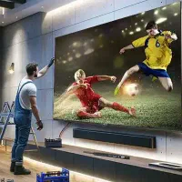 نصب براکت تنظیم شبکه تلوزیون داخلی تعویض سیم آنتن