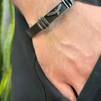 دستبند چرم مردانه