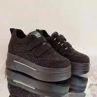کتونی ونس طبی مشکی لژ VIP فول نگین ثابت سایز 40