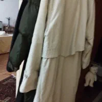 بارانی شیری زنانه سایز ۴۲ قد ۱۲۰ آلمانی مارک c&a