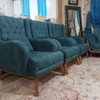 مبل مارشال هشت نفره با چوب نراد روسی