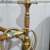 قلیان برنجی رضا ترک|کلکسیون و سرگرمی|نسیمشهر, |دیوار