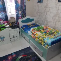 تخت و کمد و میز کامپیوتر و میز تی وی|تخت و سرویس خواب|محمدیه-قزوین, |دیوار