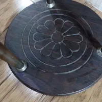 میز جلو مبلی قهوه ای تیره|مبلمان خانگی و میز عسلی|رشت, رودباری|دیوار