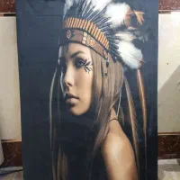 تابلو بوم مخملی طرح زنانه|تابلو، نقاشی، عکس|زاهدان, |دیوار