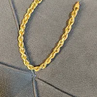دستبند طلا مدل طنابی