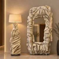 آینه و آباژور طرح صخره