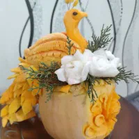 میوه ارایی وحکاکی هندوانه وکدو