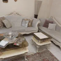 مبلمان ۸ نفره چوبی|مبلمان خانگی و میز عسلی|تهران, هروی|دیوار