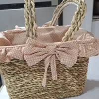 سبد پلاستیکی تزئینی