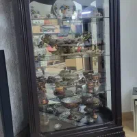 بوفه آیینه دار ۵ طبقه سالم تر و تمیز|بوفه، ویترین، کنسول|گرگان, |دیوار