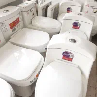 توالت فرنگی آماده نصب کامل