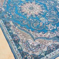 روفرشی۱۲متری  آبی فیروزه‌ای شاین دار