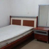 سرویس تخت خواب دونفره همراه تشک،پاتختی و آینه