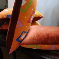 بالش کوچک یا کوسن یا پشتی طرح اسپرت پشت مخمل ۴عدد|رختخواب، بالش، پتو|تهران, درب دوم|دیوار