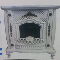 بخاری گازی طرح  شومینه مدل حصیری