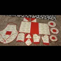 سرویس آشپزخونه عروس(دست دوز،شیک ومناسب جهیزیه)