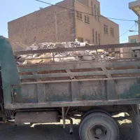 حمل نخاله ساختمانی با تراکتور و خاور