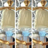 لوستر فنری. لیر|لوستر و چراغ آویز|تبریز, |دیوار