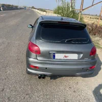 پژو ۲۰۶ تیپ ۲ مدل ۱۳۸۸ دور رنگ سه تیکه فابریک|خودرو سواری و وانت|قائمشهر, |دیوار